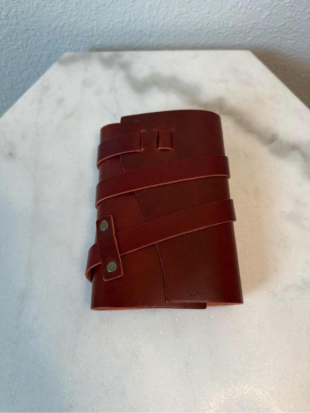 Portland Leather Goods Small Wrap Journal Cowboy Sunset Mystery Box